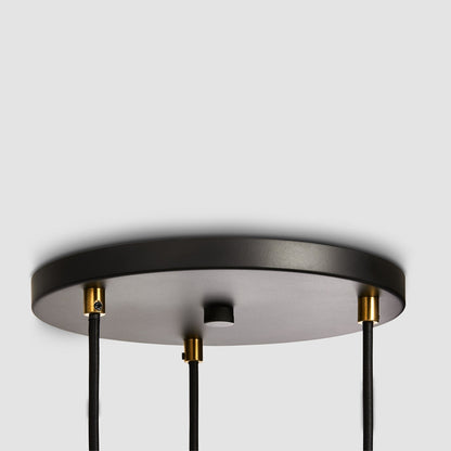 Triple Pendant in Walnut + Sphere IV