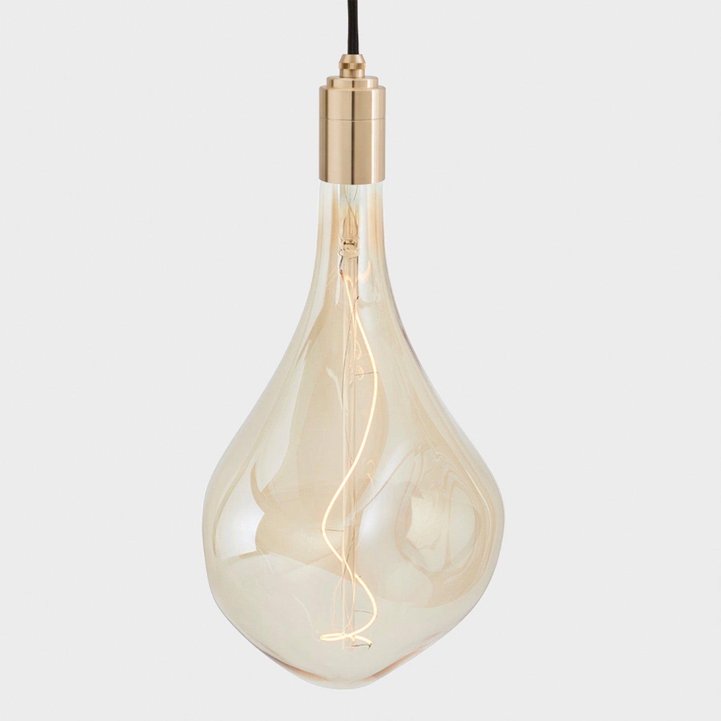 Voronoi III Plug-In Pendant in Brass