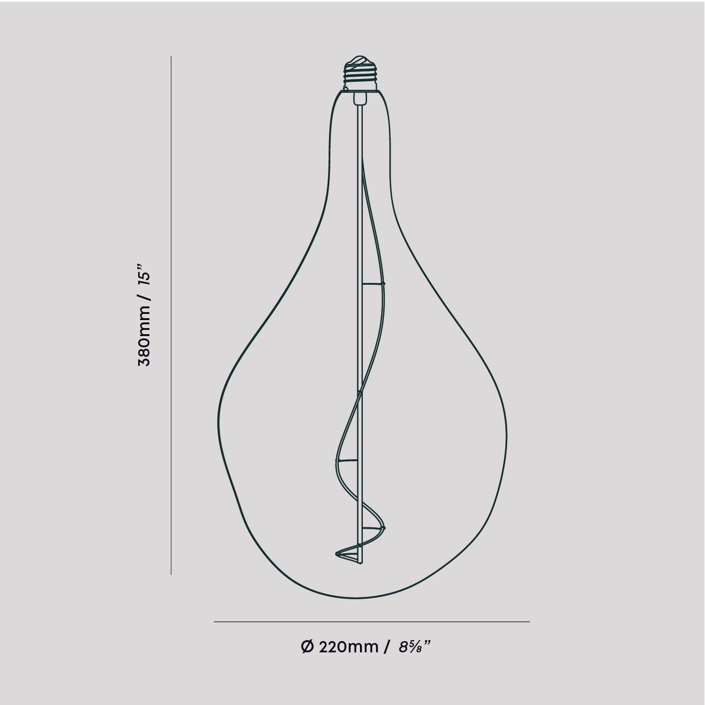 Voronoi III E26 LED Bulb