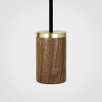Voronoi III Pendant Light in Walnut