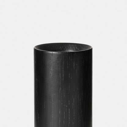 Knuckle Table Lamp in Blackened Oak + Oval