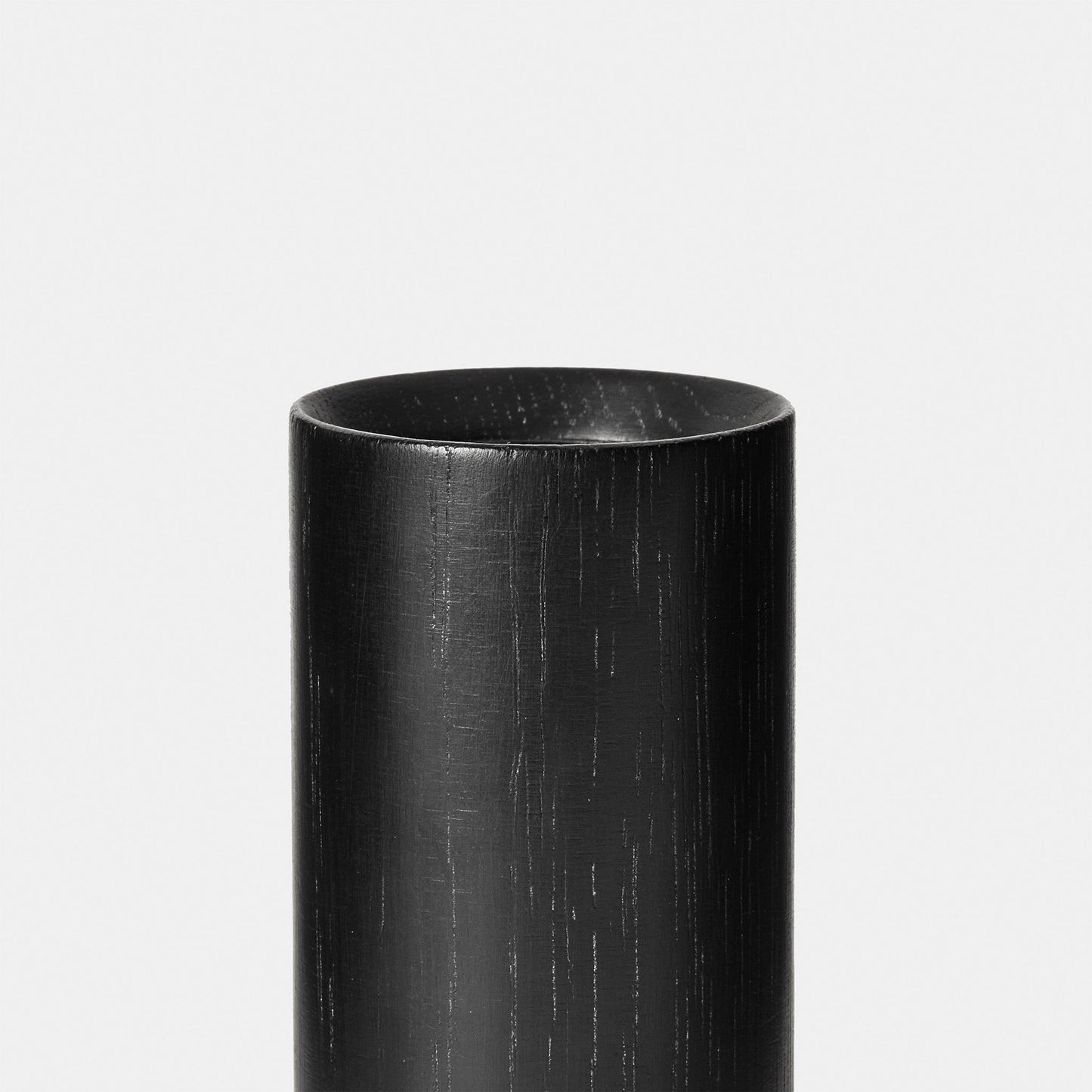 Knuckle Table Lamp in Blackened Oak + Oblo