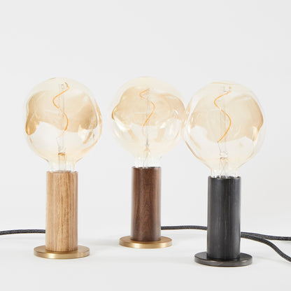 Knuckle Table Lamp in Oak