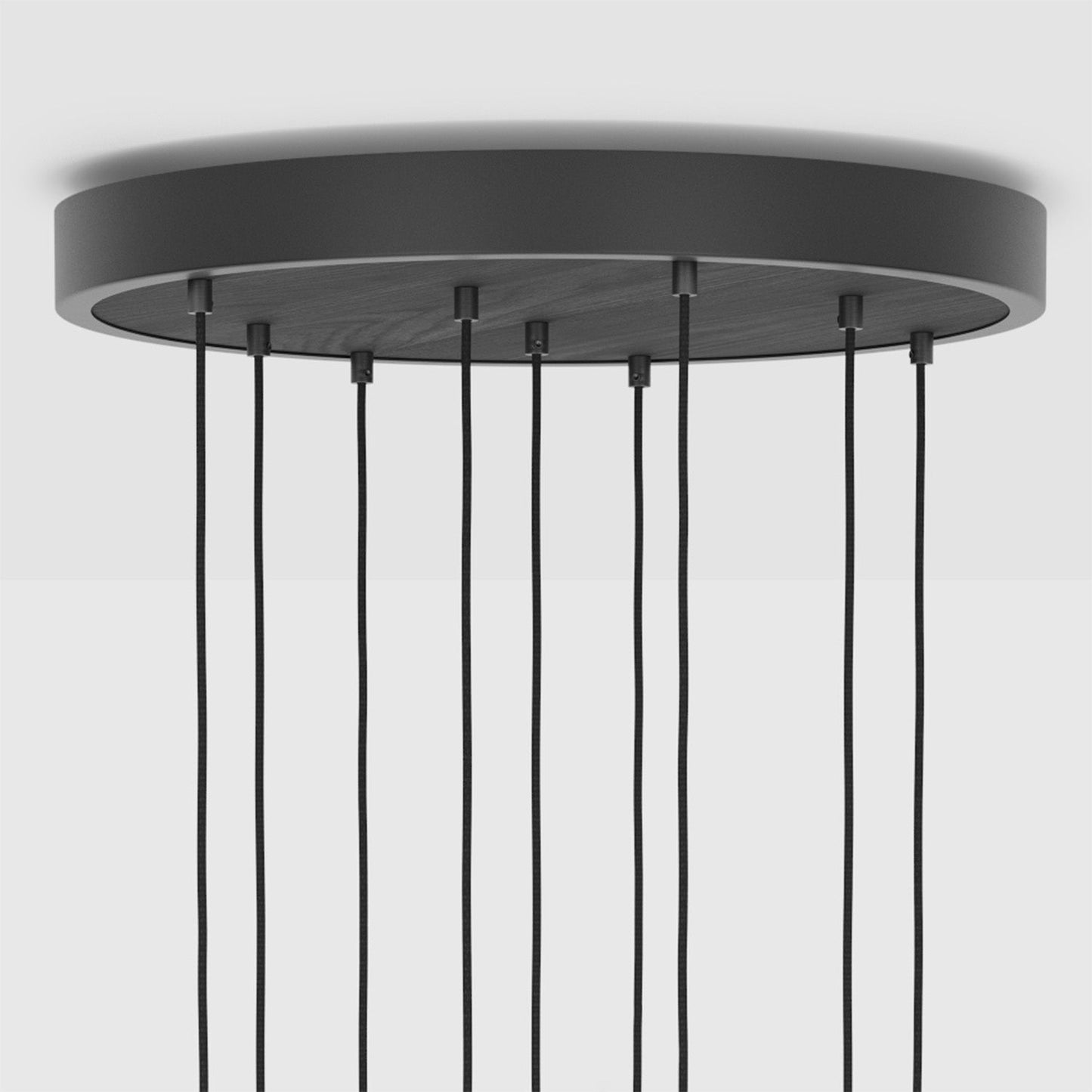 Nine Pendant in Graphite + Voronoi III