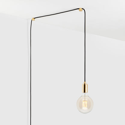 Gaia Plug-In Pendant in Brass
