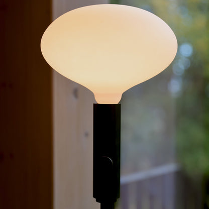 Poise Adjustable Floor Lamp in Brass + Oval II
