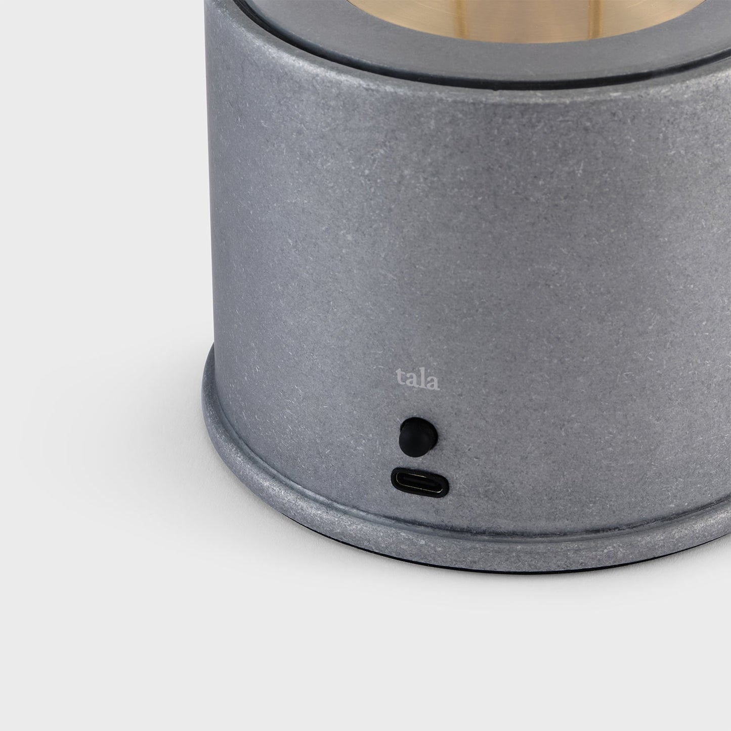 The Rugged Muse Portable Lamp in Raw Aluminium