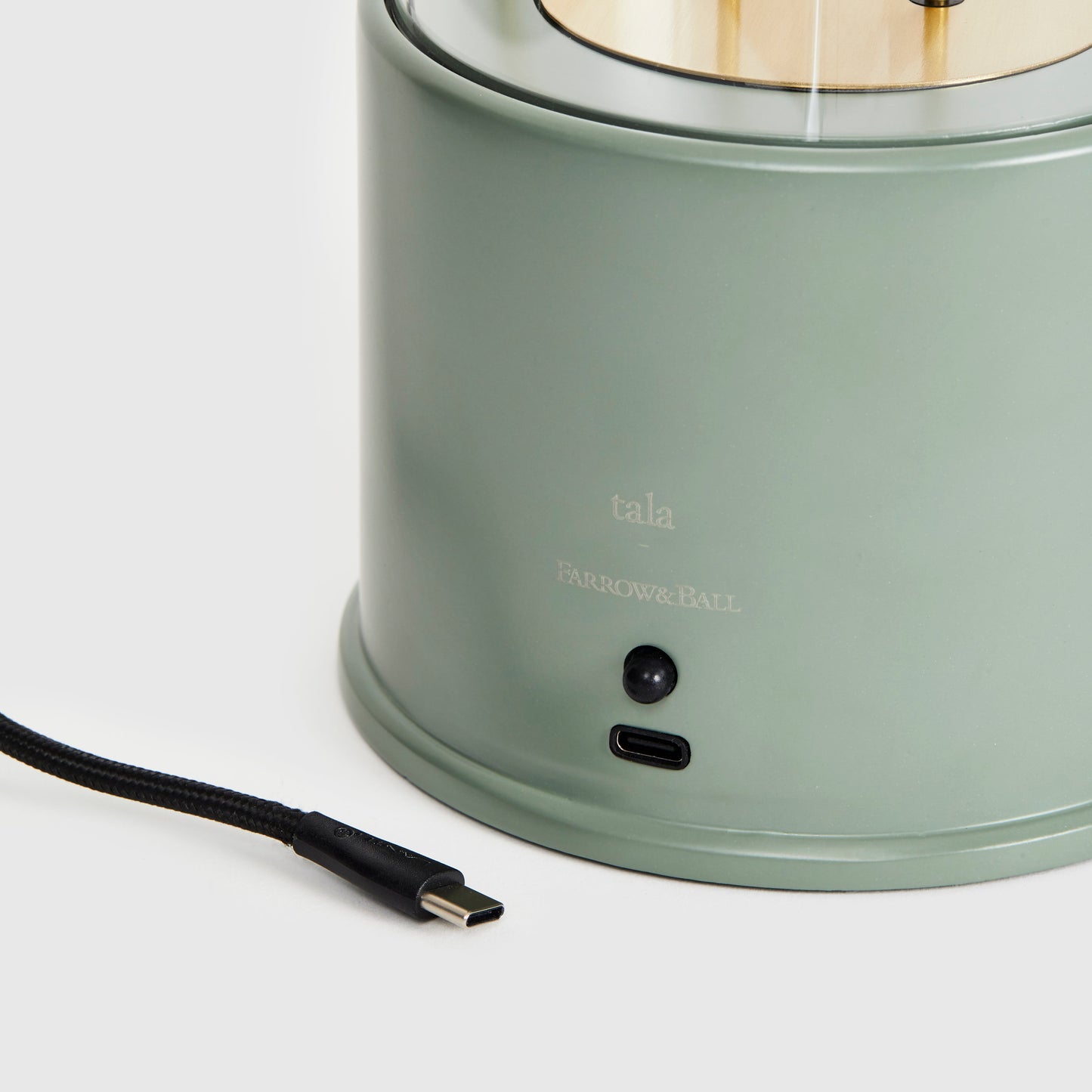 The Muse Portable Lamp in Pleasure Garden Green - Set of 2