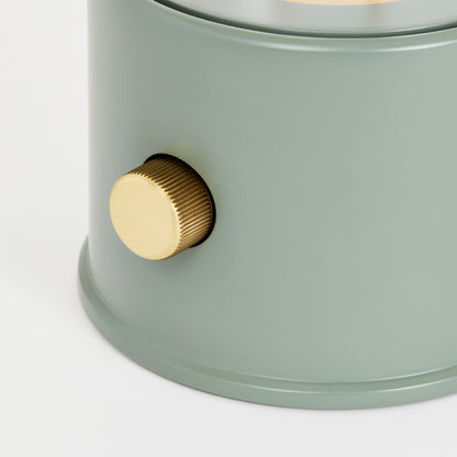 The Muse Portable Lamp in Pleasure Garden Green